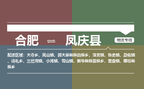 合肥到凤庆物流公司_合肥到凤庆物流专线_合肥至凤庆货运公司