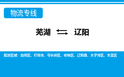 芜湖到辽阳物流专线_芜湖到辽阳物流公司_芜湖至辽阳货运专线