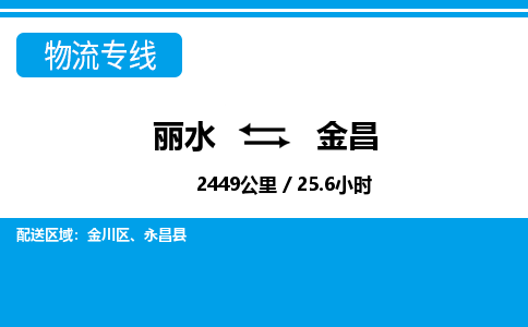 丽水到金昌货运公司_丽水到金昌货运专线